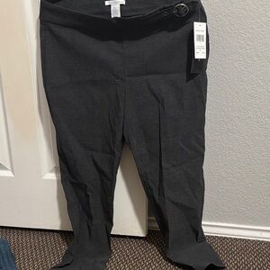 Women's Black Cropped Pants